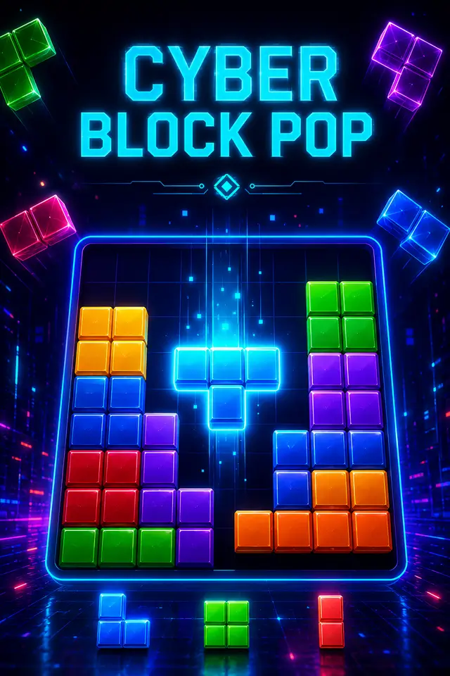 Cyber Block Pop | Astrocade