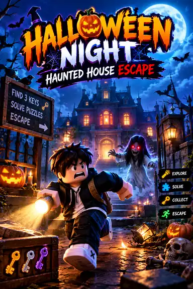 Halloween Night : Haunted House Escape by zxtra_1810