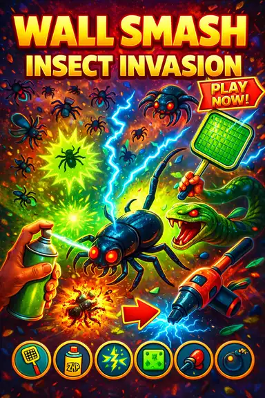 Wall Smash: Insect Invasion by Margreta