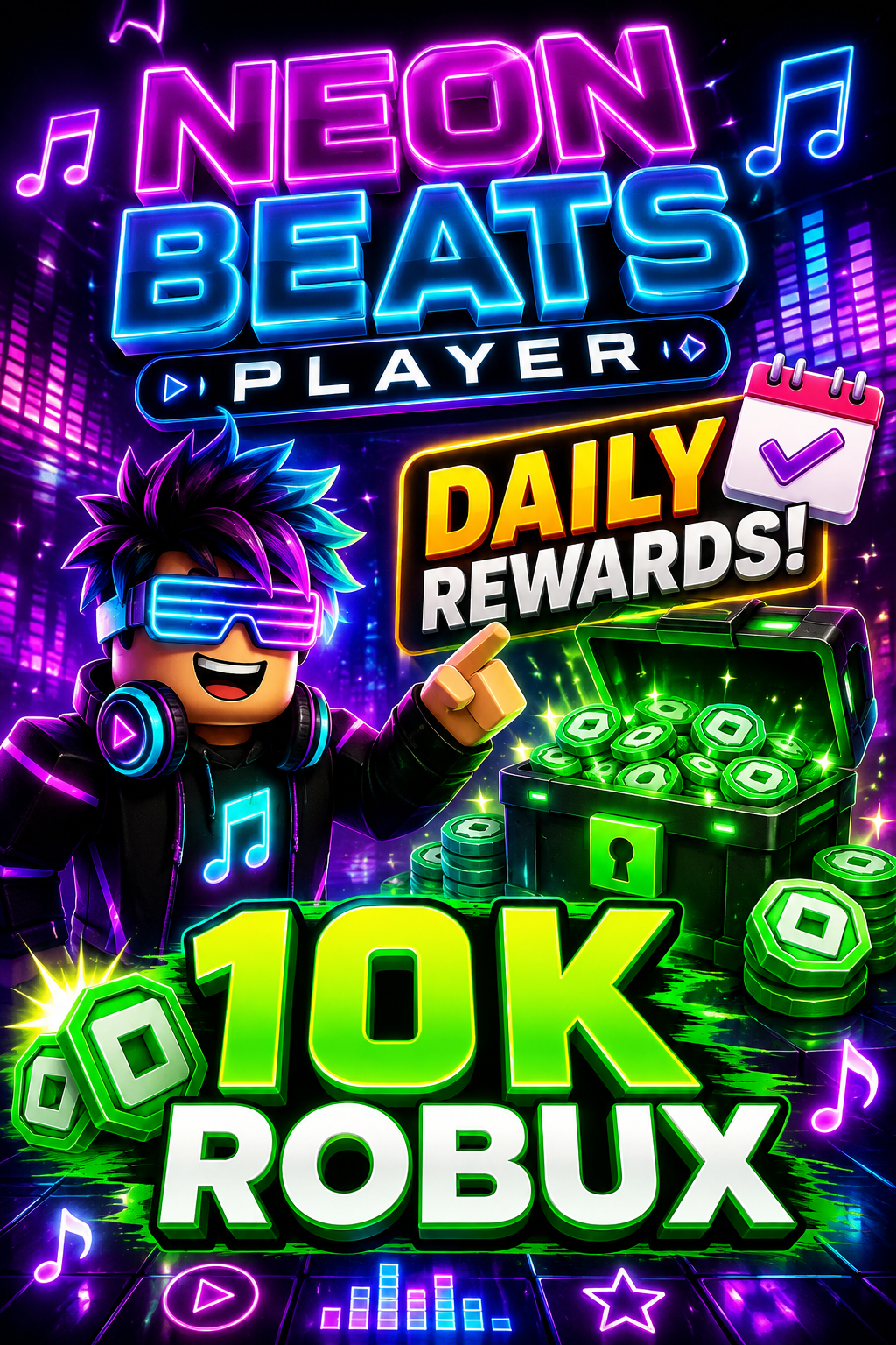 Neon Beats Player | Astrocade