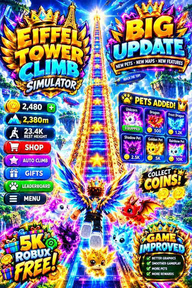 Eiffel tower climb simulator by CreaterXStudio