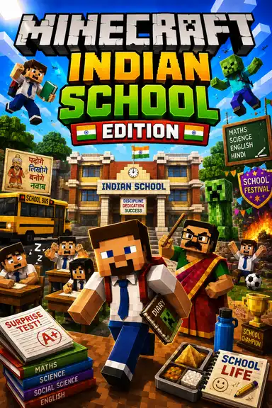 Minecraft INDIAN SCHOOL  by DONYX_FF