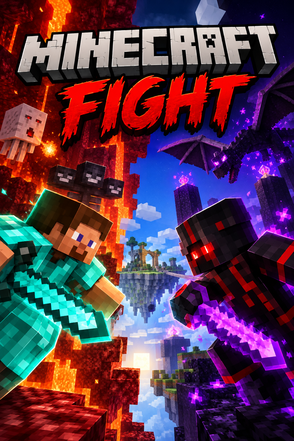 Minecraft fight | Astrocade