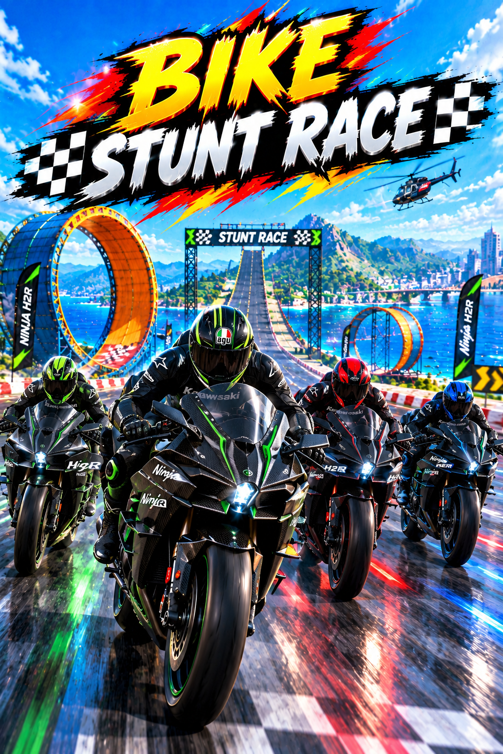 BIKE STUNTS RACE : Speed Battle | Astrocade