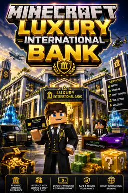 Minecraft luxury international bank  by Astra_creator_