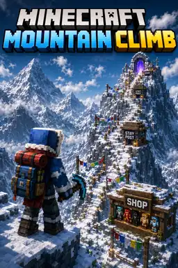 Minecraft mountain climb  by Astra_creator_