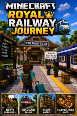 Minecraft: Royal Railway Journey 👑🚆 by Astra_creator_
