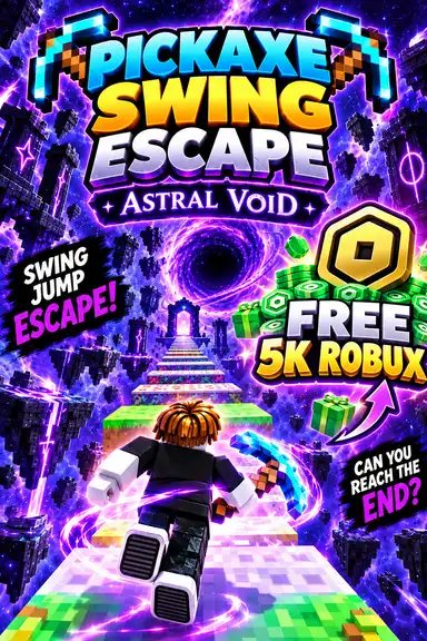 Pickaxe Swing Escape by Laxci
