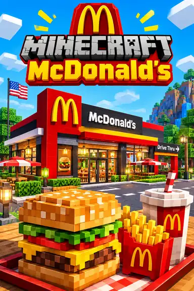Minecraft McDonald’s burger  by Star_astra_