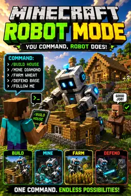Minecraft Robot Mode by Shadab