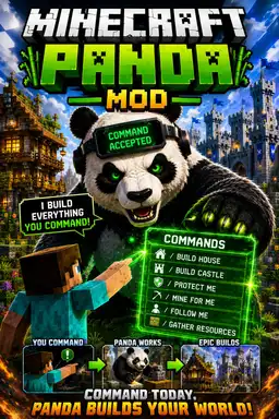 Minecraft Panda Mod by Shadab