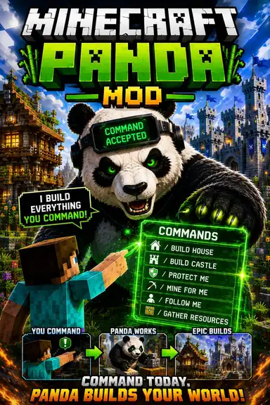 Minecraft Panda Mod by Shadab