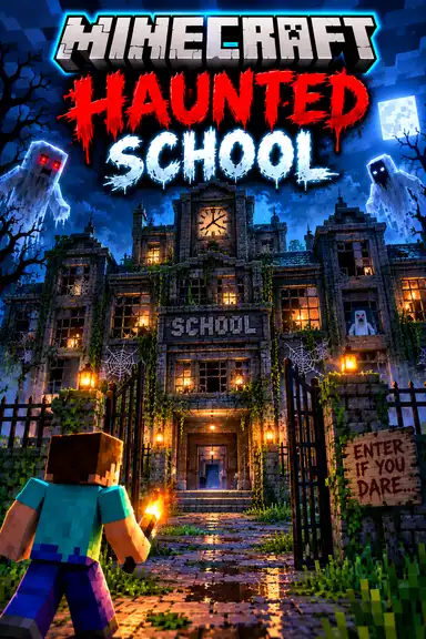 Minecraft Haunted School  by Shadab
