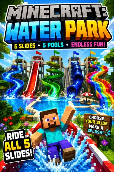 Minecraft: WATER PARK by zuriyaahh
