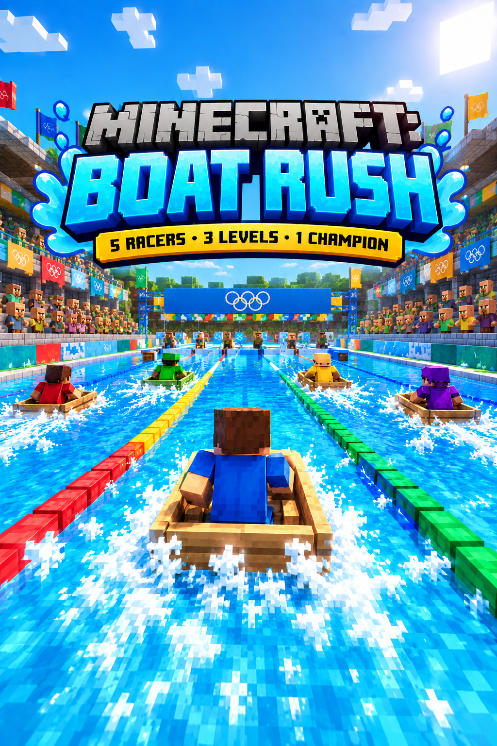 Minecraft: BOAT RUSH | Astrocade