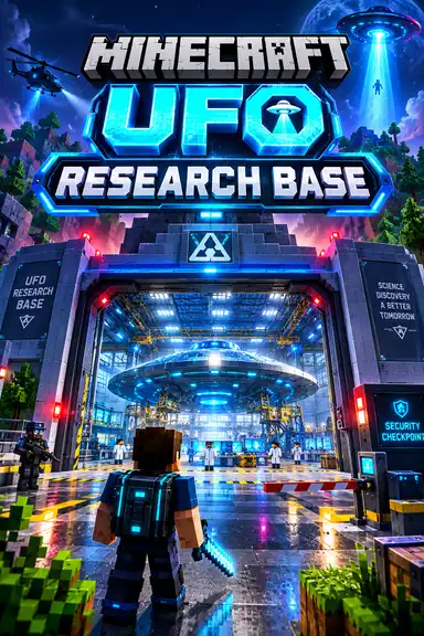 Minecraft UFO Research Base by Aerneo333