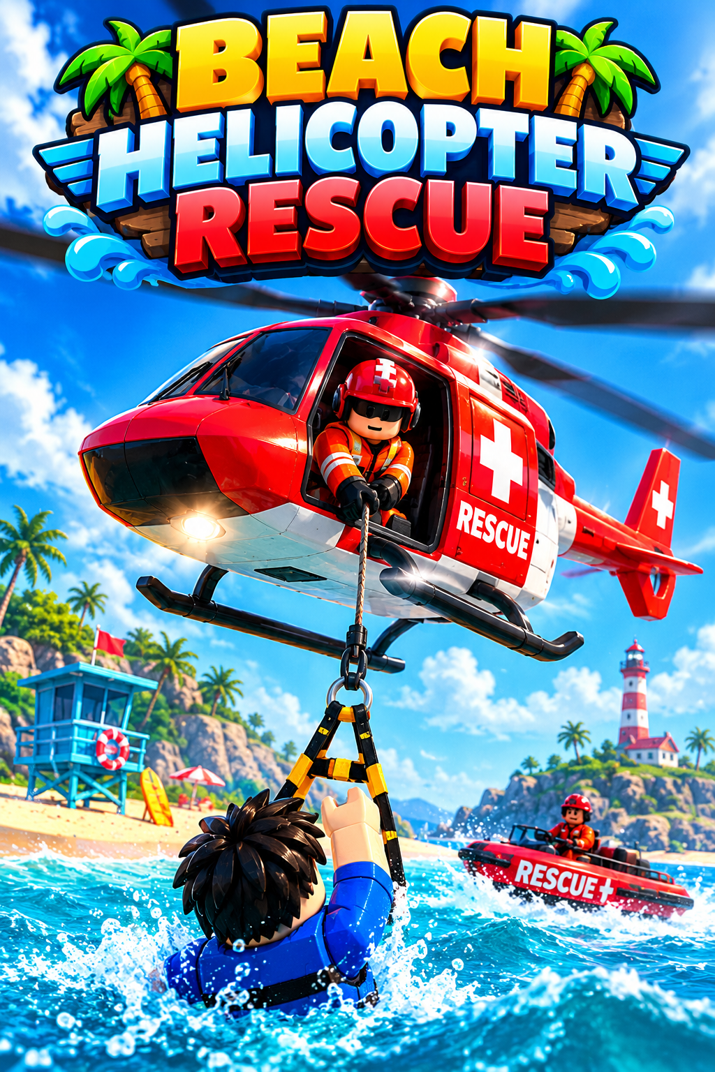Helicopter Rescue Signs Beach Helicopter Rescue | Astrocade