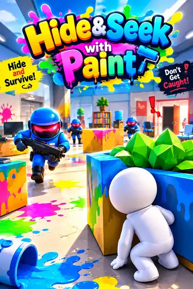 hide and seek（Drawing） + ボーナスプレゼント Hide&seek with paint | Astrocade