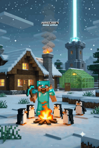 Minecraft: Snow World by SoulsReaper