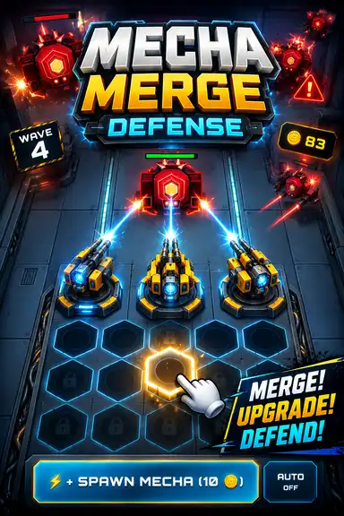 Mecha Merge Defense by AbduGames