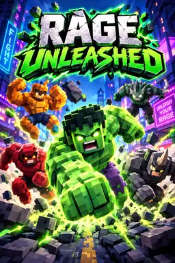 RAGE UNLEASHED: Green Rampage  by GillDeeKrator