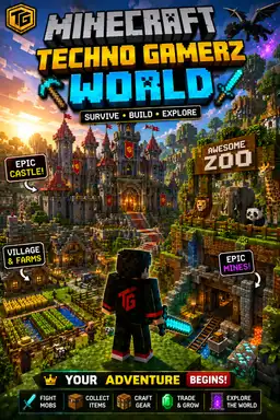  MINECRAFT:techno gamerz world by irzahassan