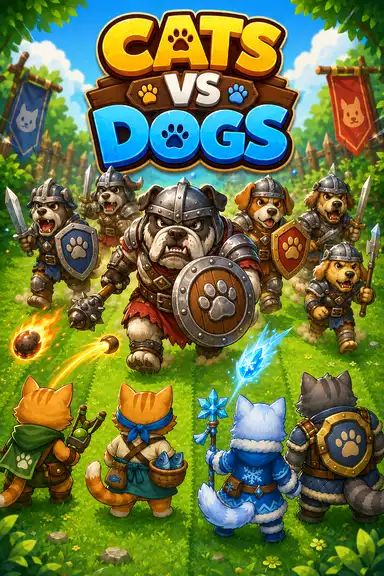 Cats vs Dogs by AnimeGameStudio