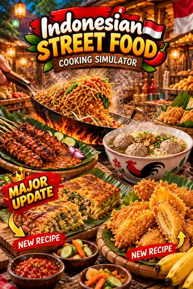 INDONESIAN STREET FOOD : COOKING SIMULATOR 🇮🇩🍳 by Sinon