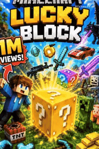 Minecraft : LUCKY' BLOCK  by gaming_world_123