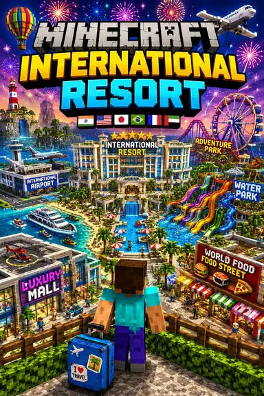 MINECRAFT INTERNATIONAL RESORT  by gaming_world_123
