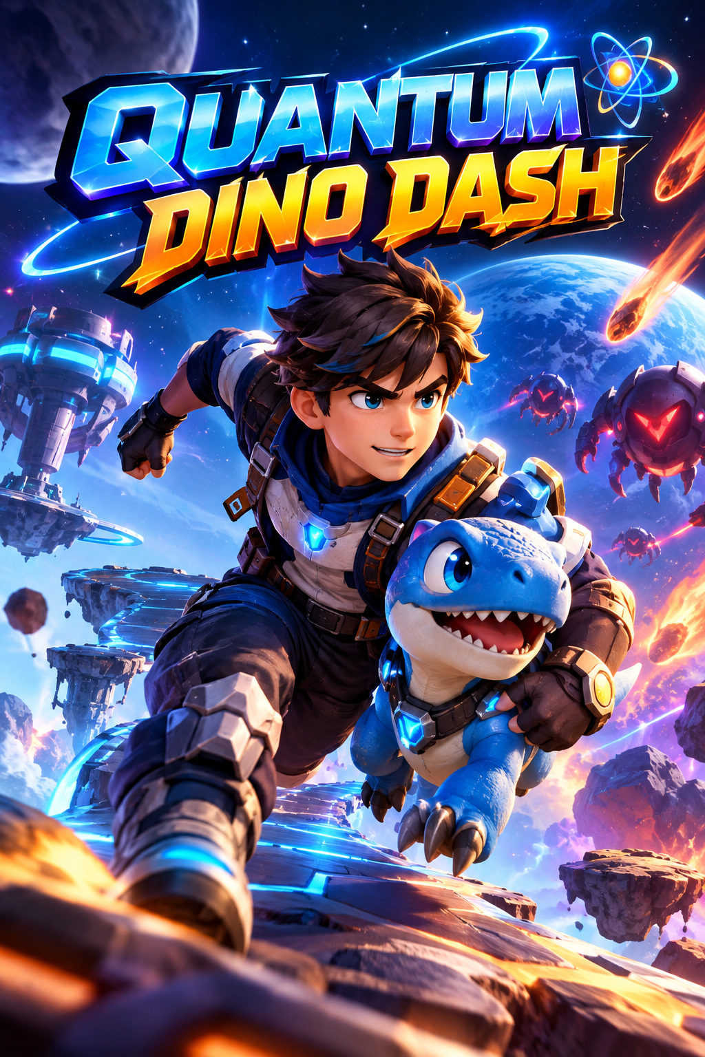 Quantum Dino Dash | Astrocade