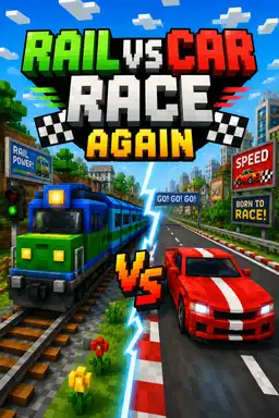 Rail vs Car Race Again by af1x_dillu